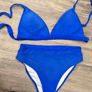 Vibrant Blue Bikini Set